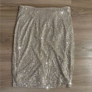 NWT DKNY Sequin Pencil Skirt